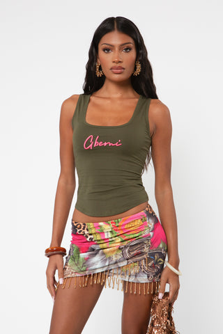 KAMMY VEST PINK KHAKI