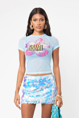 GIA TEE - BLUE