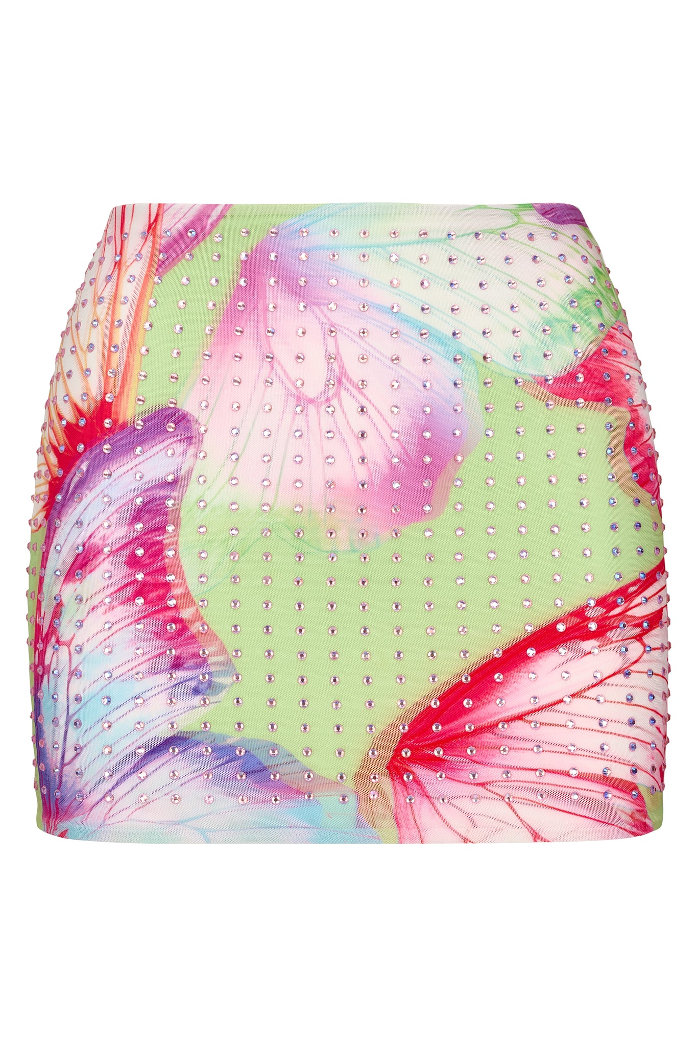 Butterfly Monica Embellished Mini Skirt