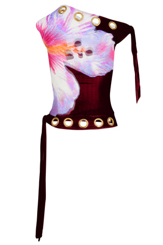 JENNY TOP - BURGUNDY