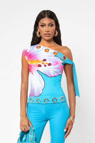 JENNY TOP - BLUE